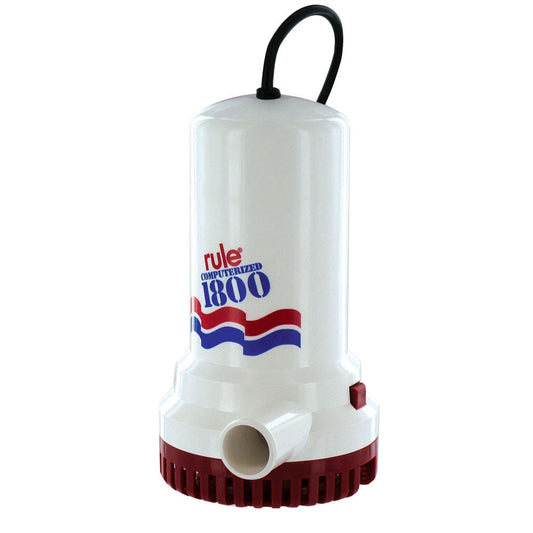 Rule 1800GPH Sump/ Utility Pump w/ 24’ 110vac Cord - Marine Plumbing & Ventilation | Bilge Pumps - Rule