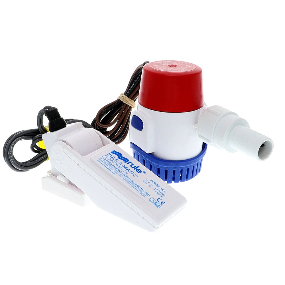 Rule 500 GPH Standard Bilge Pump Kit w/ Float Switch - 12V - Marine Plumbing & Ventilation | Bilge Pumps - Rule