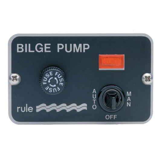 Rule Deluxe 3-Way Panel Lighted Switch - Marine Plumbing & Ventilation | Bilge Pumps - Rule