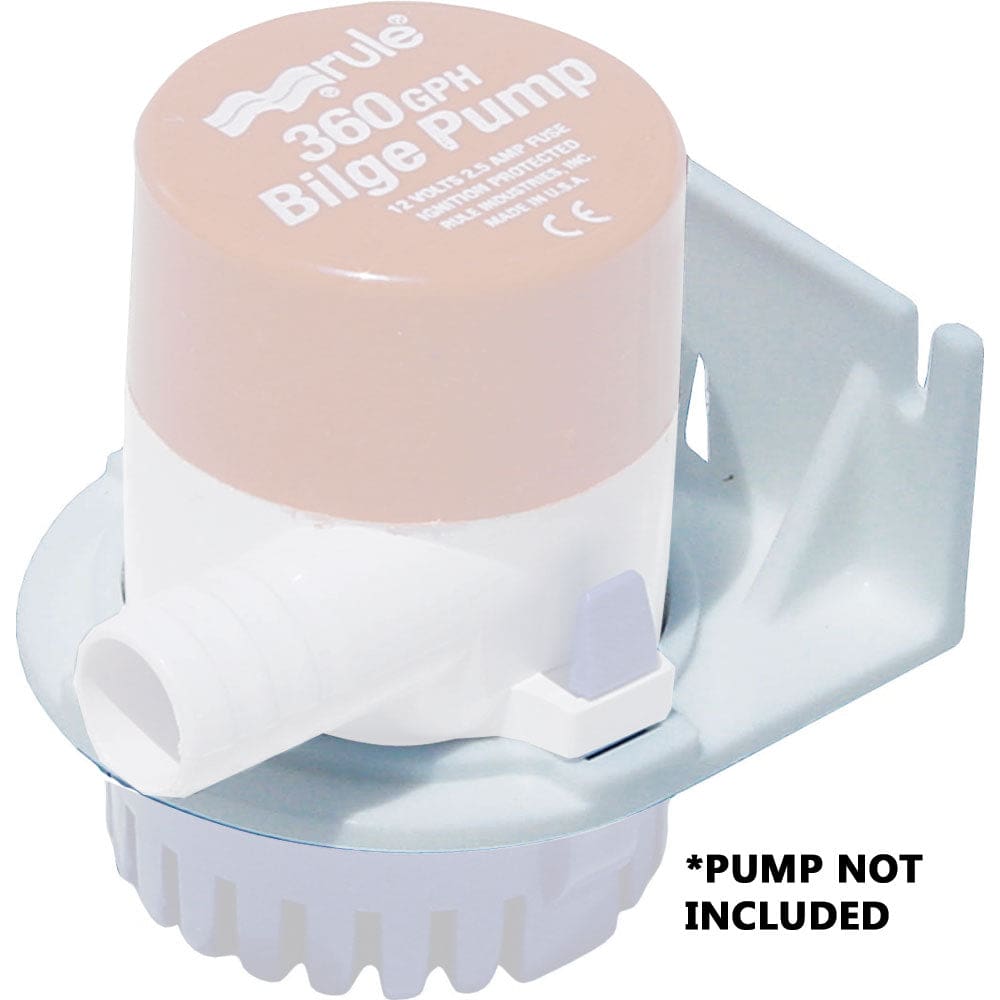 Rule Side Mount Bracket f/ 360-1100gph Round Pumps - Marine Plumbing & Ventilation | Bilge Pumps - Rule
