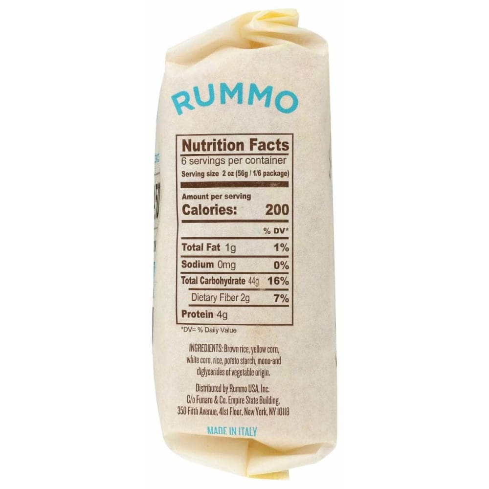 RUMMO Grocery > Pantry > Pasta and Sauces RUMMO Gluten Free Rigatoni, 12 oz