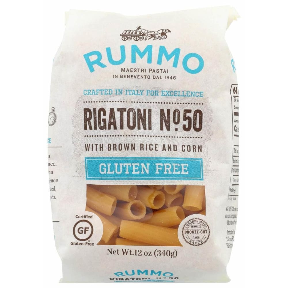RUMMO Grocery > Pantry > Pasta and Sauces RUMMO Gluten Free Rigatoni, 12 oz