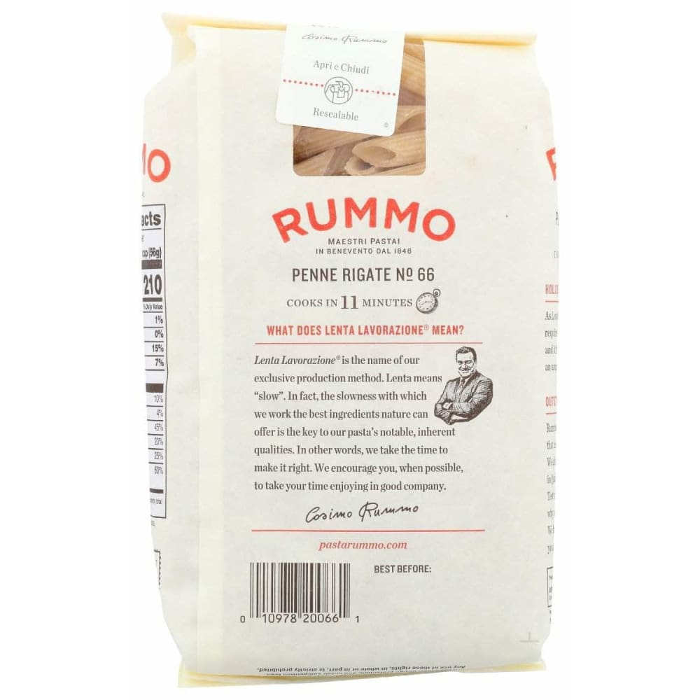 RUMMO Rummo Pasta Penne Rigate, 16 Oz