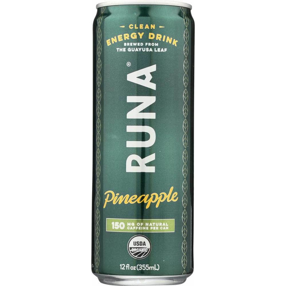 Runa Runa Pineapple Clean Energy Drink, 12 fl oz