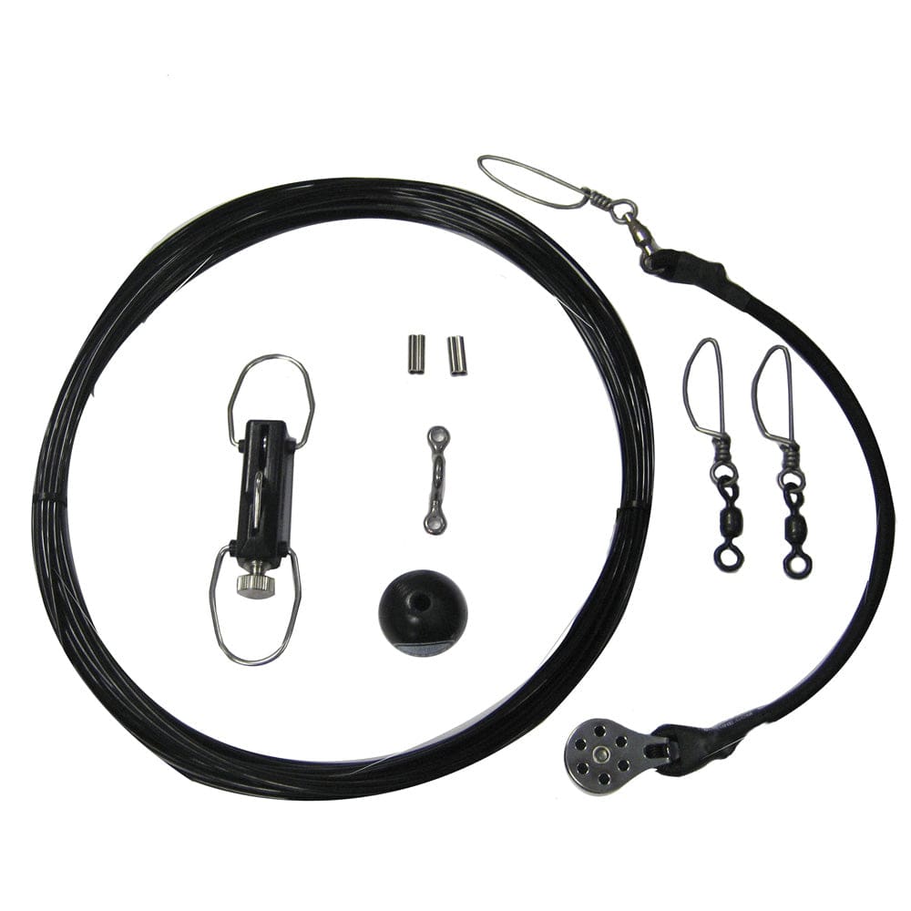 Rupp Center Rigging Kit w/ Klickers - Black Mono 45’ - Hunting & Fishing | Outrigger Accessories - Rupp Marine