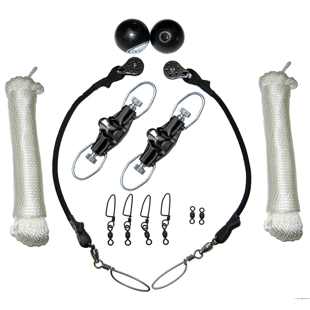 Rupp Top Gun Single Rigging Kit w/ Nok-Outs f/ Riggers Up To 20’ - Hunting & Fishing | Outrigger Accessories - Rupp Marine