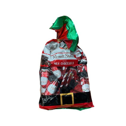 Russell Stover Holiday Milk Chocolate Santa Tie Bag 10 oz. - Russell Stover