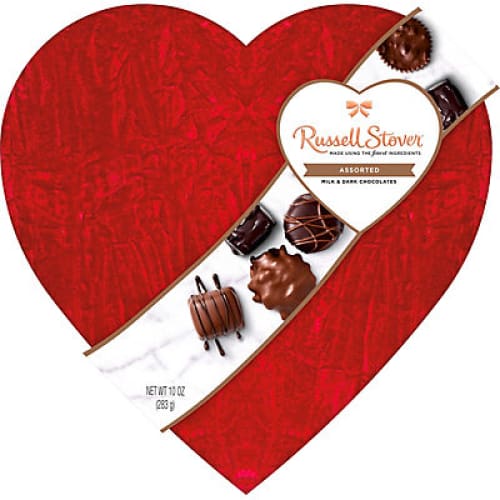 Russell Stover Red Velvet Heart Box of Chocolates 17 pc. - Home/Seasonal/Valentine’s Day/Valentine’s Day Treats/ - Russell Stover