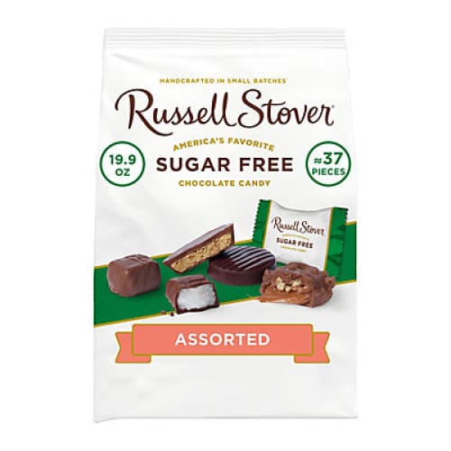 Russell Stover Sugar-Free Assorted Chocolate Candy 19.9 oz. - Home/Seasonal/Holiday/Holiday Candy & Gift Baskets/ - Russell Stover