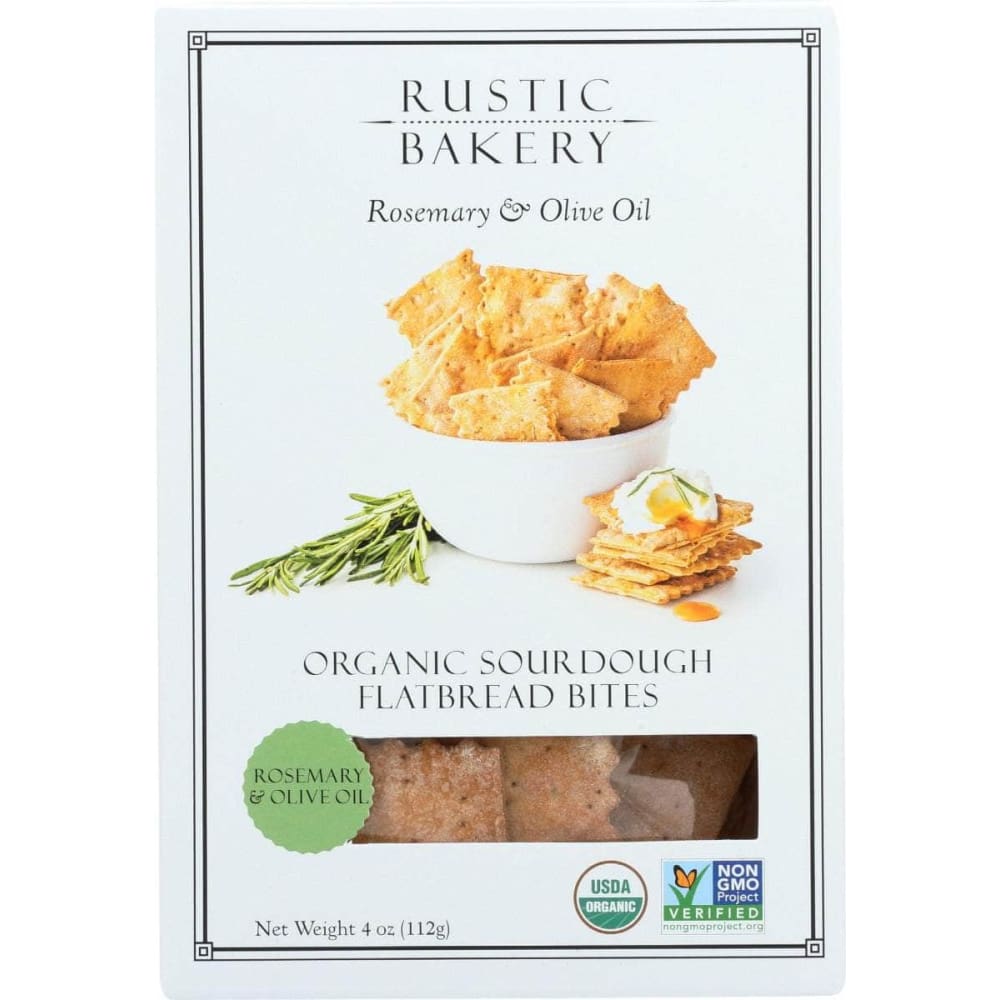 RUSTIC BAKERY RUSTIC BAKERY Flatbread Bite Rsmry Ooil, 4 oz