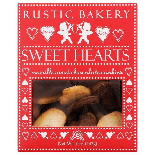 RUSTIC BAKERY RUSTIC BAKERY Vanilla and Chocolate Valentines Day Cookies, 5 oz