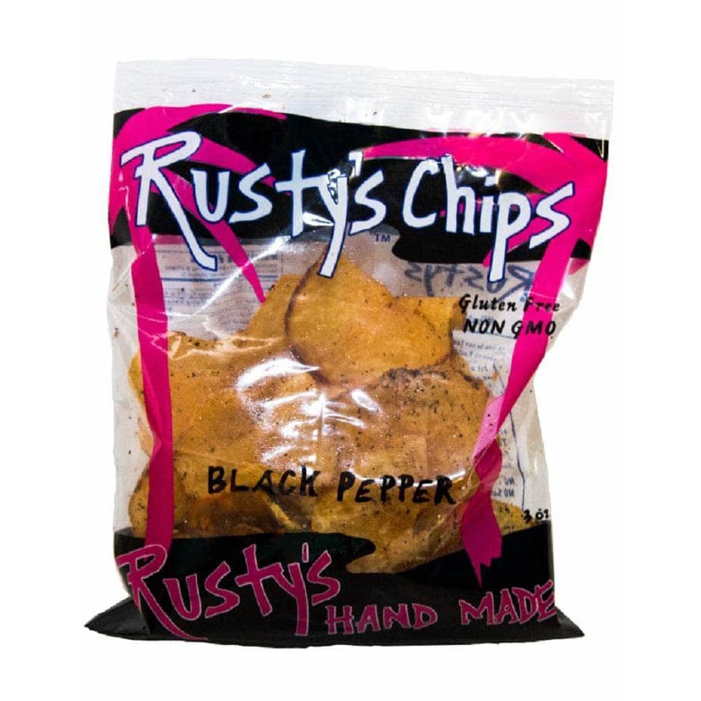 Rusty Rusty's Black Pepper Chips, 3 oz