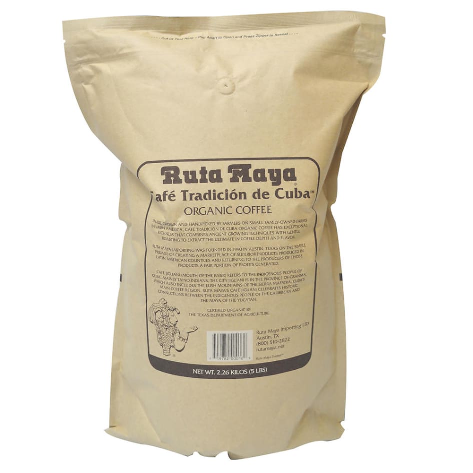 Ruta Maya Organic Jiguaní Whole Bean Coffee 5 lb - Coffee - Ruta Maya