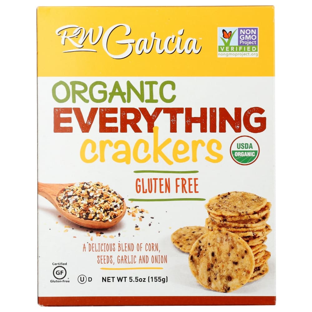 RW GARCIA: Crackers Evrything 3 Seed 5.5 oz (Pack of 4) - Rw Garcia