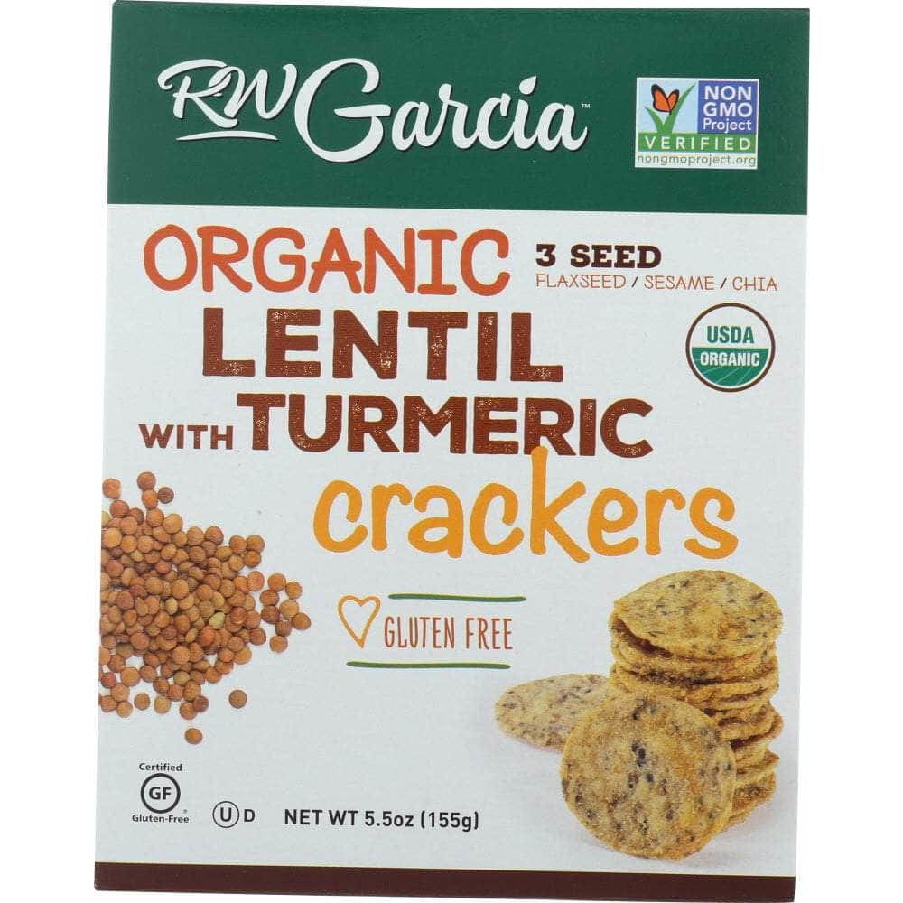 Rw Garcia Rw Garcia Organic Lentil with Turmeric Crackers, 5.5 oz