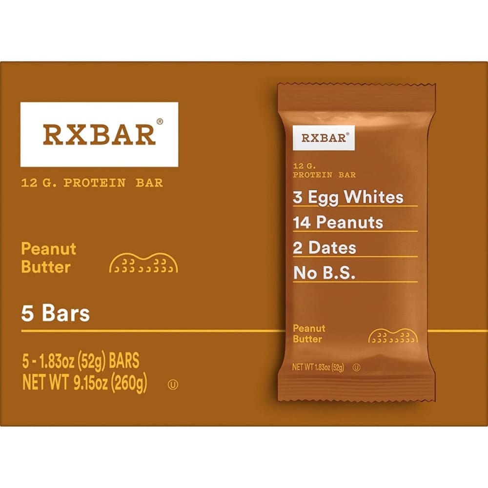 RXBAR: Bar Peanut Butter 5 Bars 9.15 OZ - RXBAR