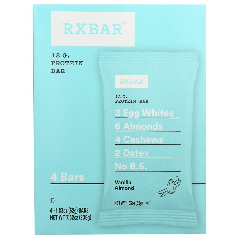 RXBAR RXBAR Vanilla Almond Bar 4 Count Bars, 7.32 oz
