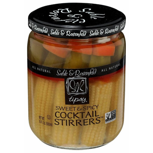 SABLE & ROSENFELD SABLE & ROSENFELD Tipsy Cocktail Stirrers Corn Sweet and Spicy, 16 oz