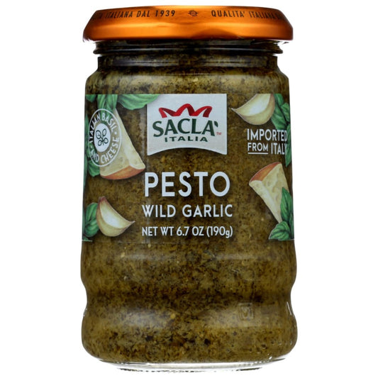 SACLA: Pesto Wild Garlic 6.7 OZ (Pack of 4) - Grocery > Pantry > Condiments - SACLA