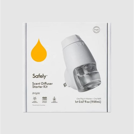 SAFELY: Bright Scent Diffuser Starter Kit 0.67 fo (Pack of 4) - General Merchandise > HOUSEHOLD CLEANERS & SUPPLIES > AIR FRESHENERS -