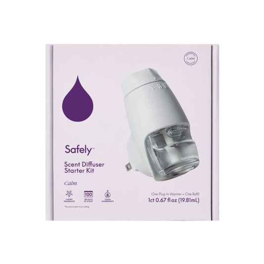 SAFELY: Calm Scent Diffuser Starter Kit 0.67 fo (Pack of 4) - General Merchandise > HOUSEHOLD CLEANERS & SUPPLIES > AIR FRESHENERS - SAFELY