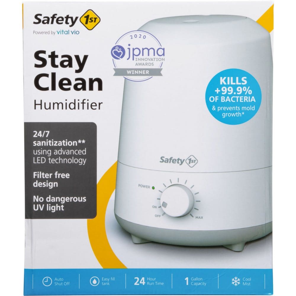 Safety 1st Stay Clean Humidifier, White | ShelHealth