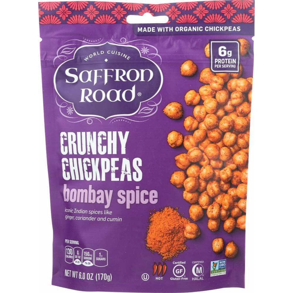 Saffron Road Saffron Road Bombay Spice Crunchy Chickpeas, 6 oz