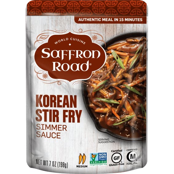 Saffron Road Saffron Road Korean Stir Fry Simmer Sauces, 7 oz