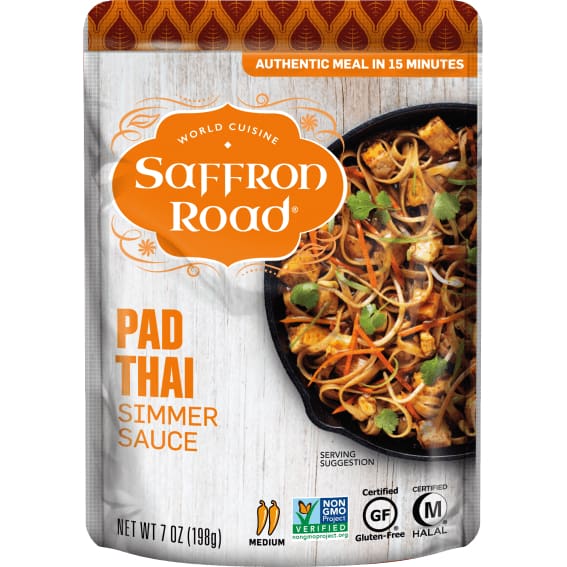 Saffron Road Saffron Road Pad Thai Simmer Sauce, 7 oz