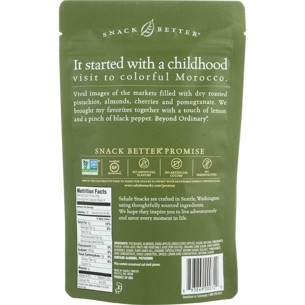 Sahale Snacks Sahale Snacks Premium Blend Pomegranate Pistachios with Almonds Cherries + Black Pepper, 4 oz