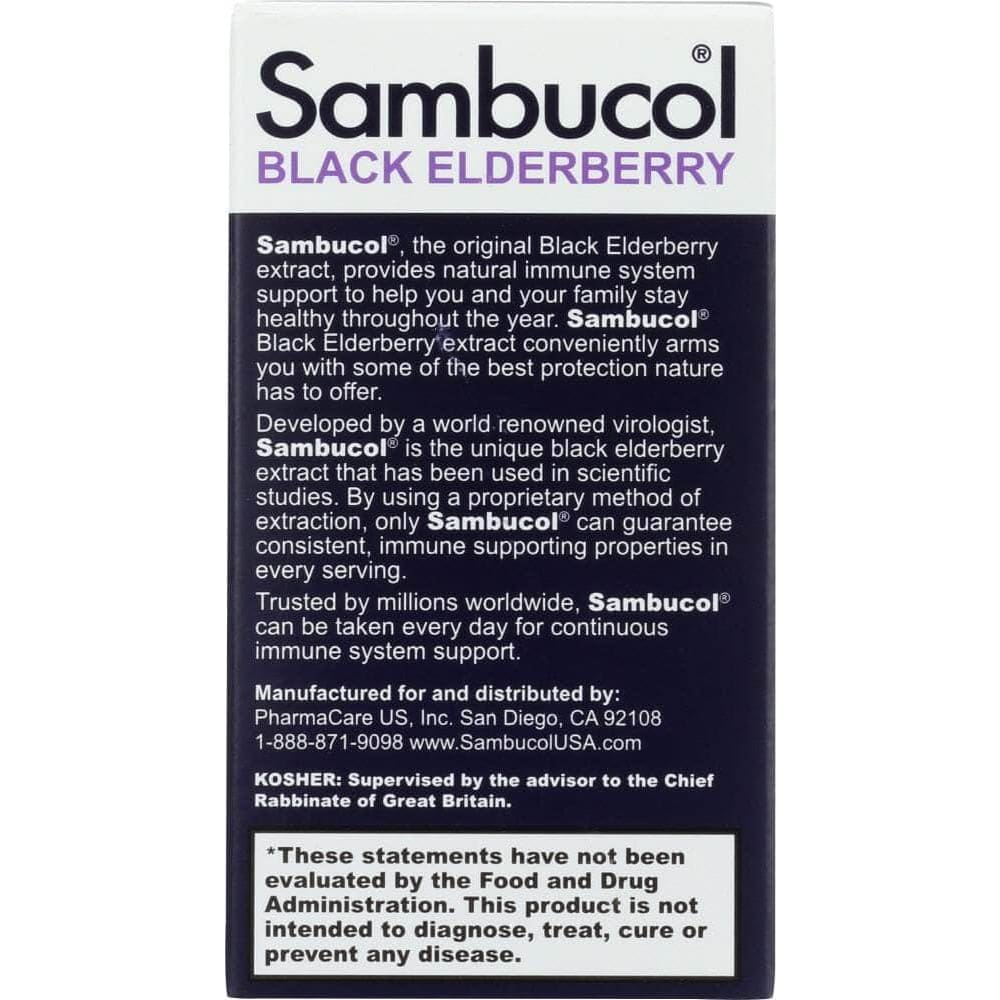 Sambucol Sambucol Immune Black Elderberry Original, 30 tb