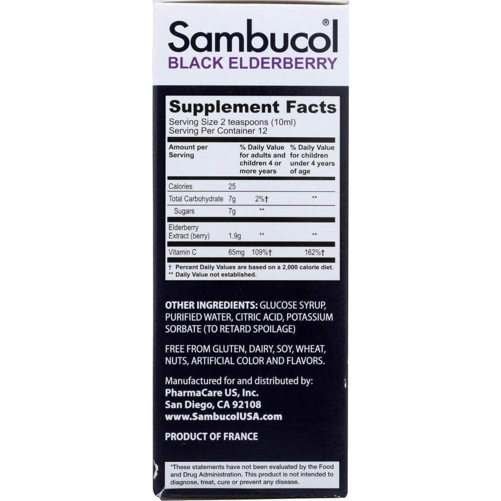 SAMBUCOL Sambucol Syrup Black Elderberry For Kids, 4 Oz