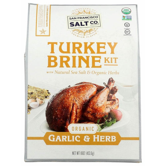 SAN FRANCISCO SALT CO SAN FRANCISCO SALT CO Garlic Herb Trky Brne Org, 16 oz