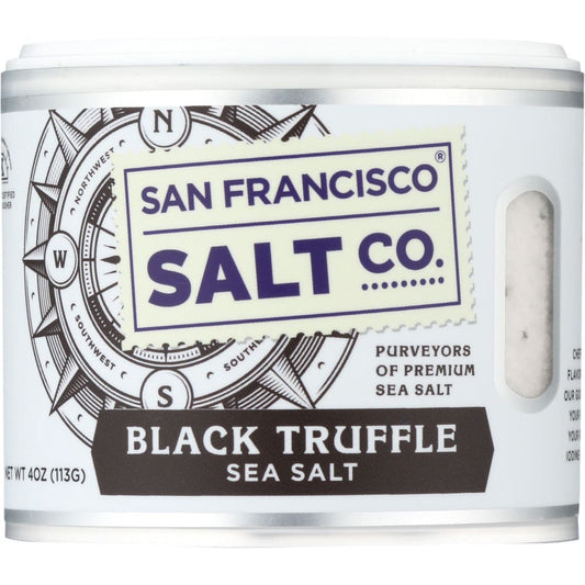 SAN FRANCISCO SALT CO: Sea Salt Black Truffle 4 oz (Pack of 3) - Grocery > WATER BOTTLES - SAN FRANCISCO SALT