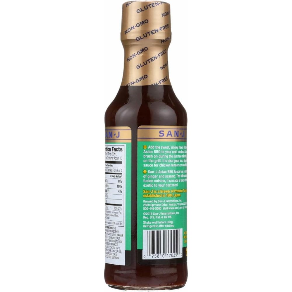 SAN J San J Asian Bbq Sauce, 10 Oz