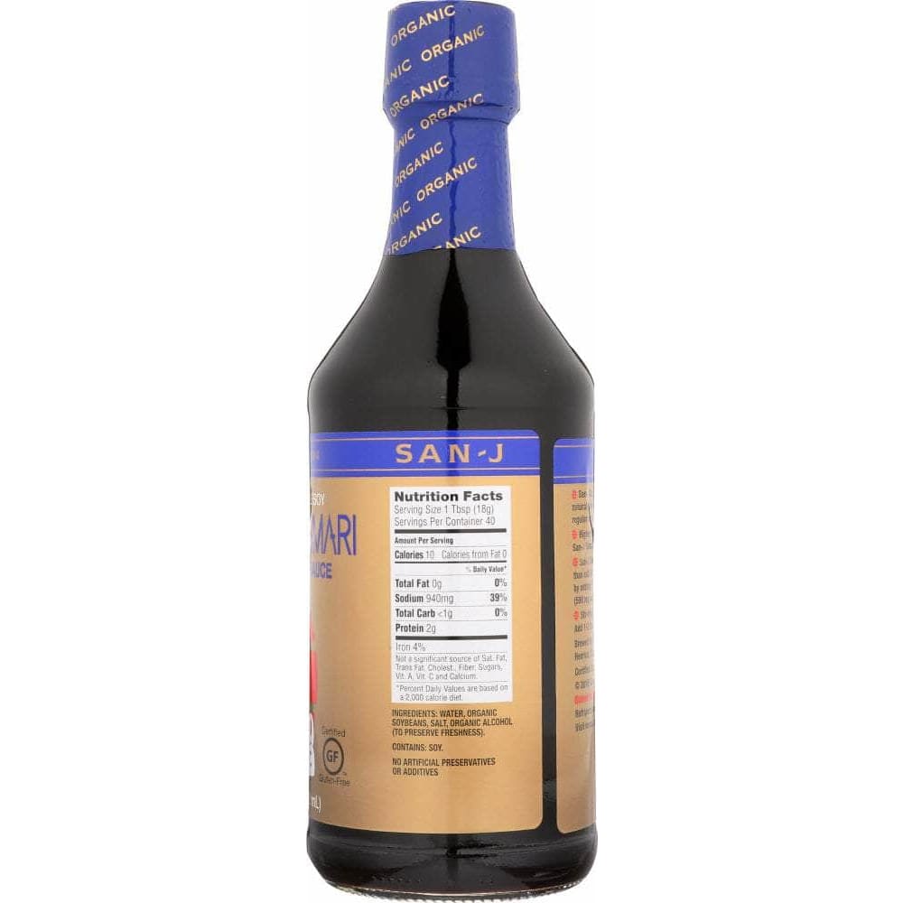 San J San-J Organic Gluten Free Soy Sauce Tamari, 20 oz