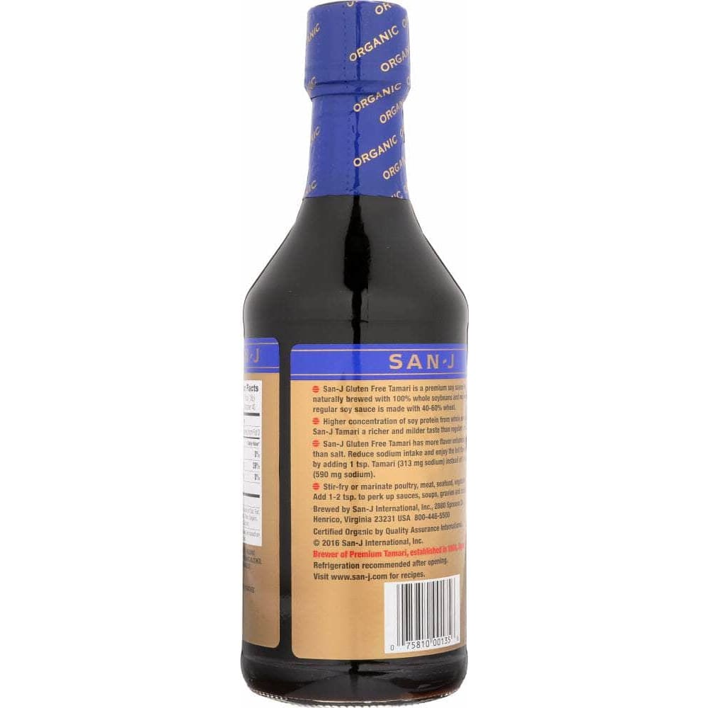 San J San-J Organic Gluten Free Soy Sauce Tamari, 20 oz