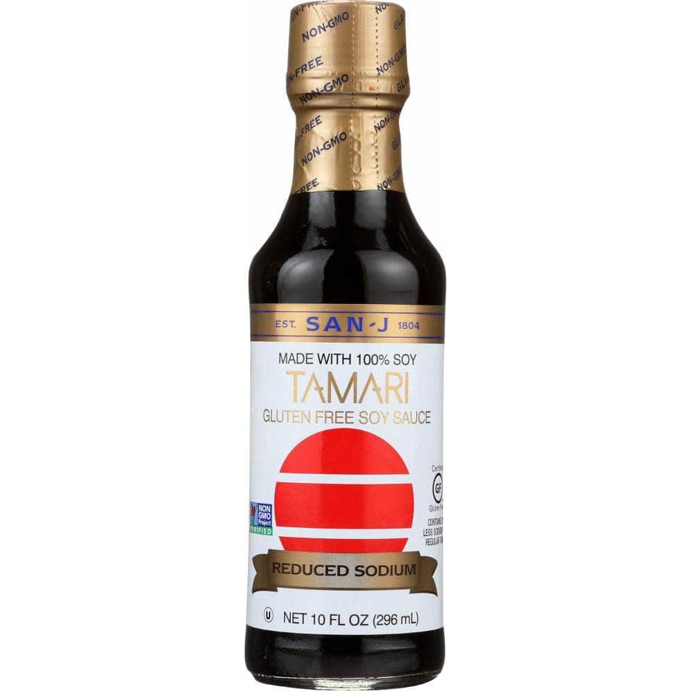 San J San-J Reduced Sodium Tamari Soy Sauce, 10 Oz
