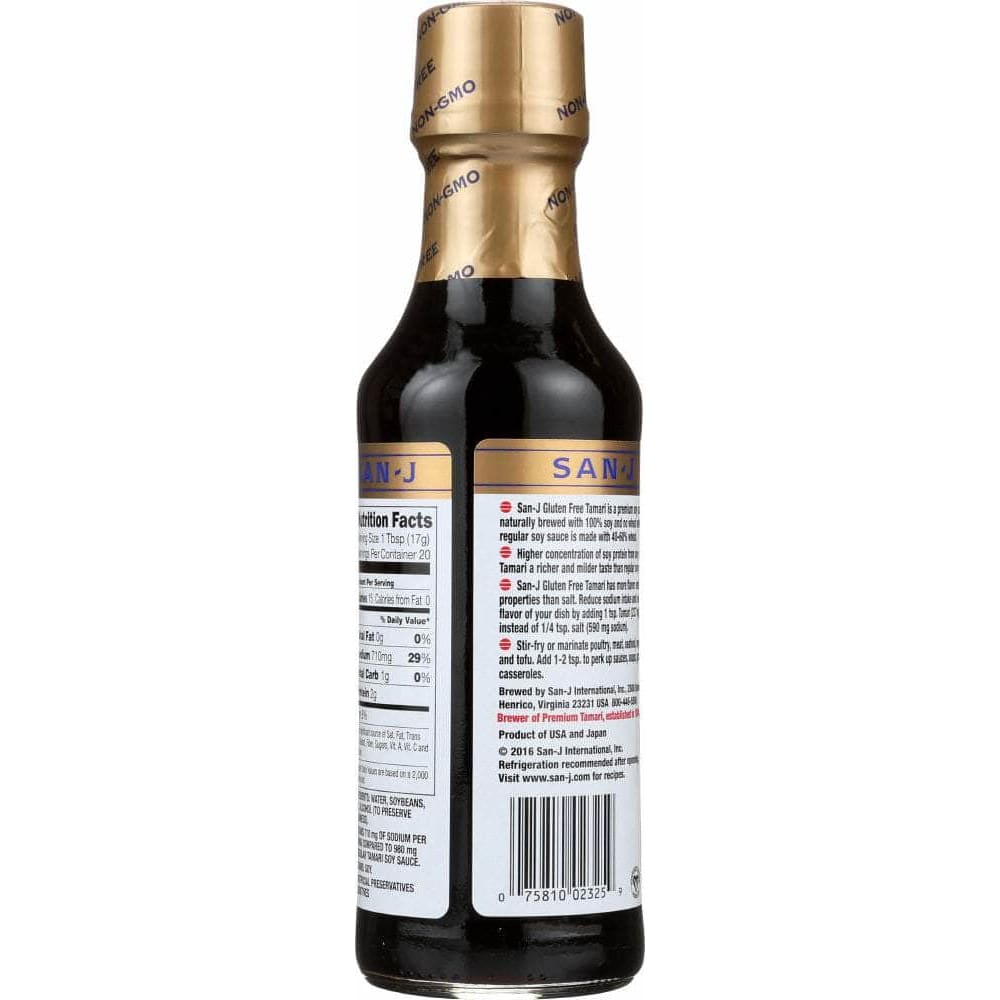 San J San-J Reduced Sodium Tamari Soy Sauce, 10 Oz