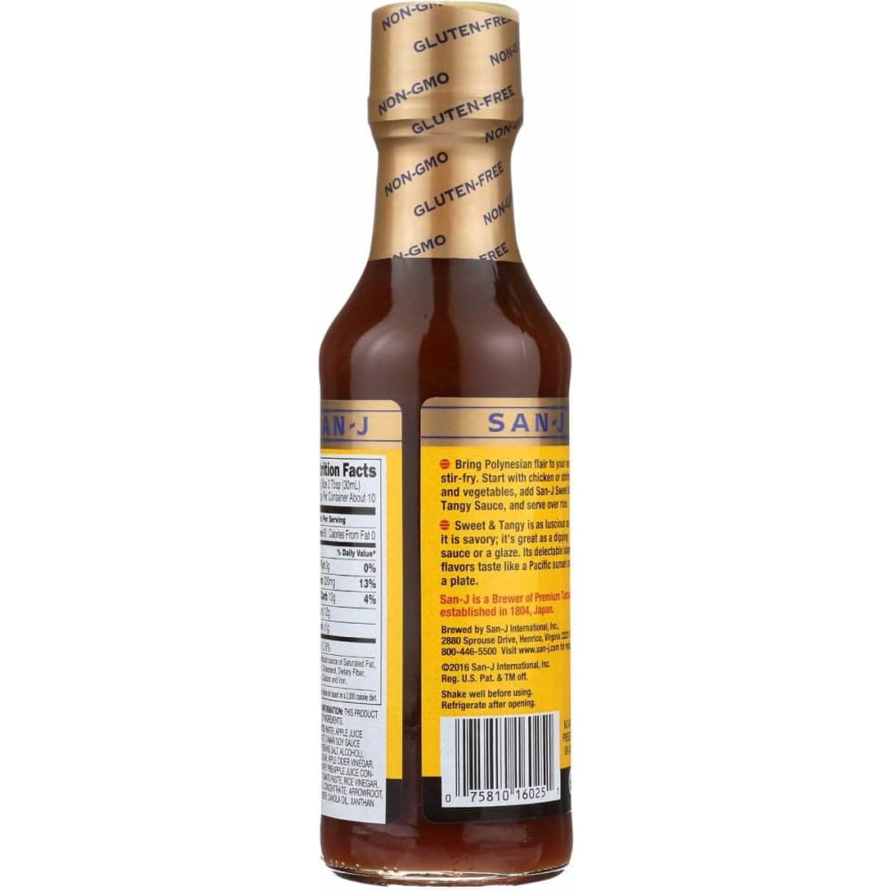 SAN J San J Sauce Sweet & Tangy Gf, 10 Oz