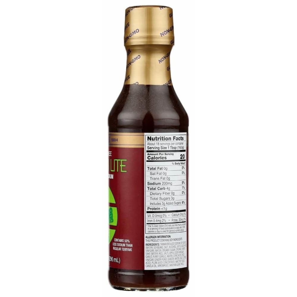 SAN J San J Sauce Teriyaki Lite, 10 Fo