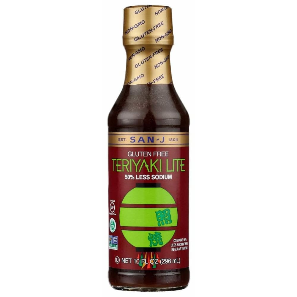 SAN J San J Sauce Teriyaki Lite, 10 Fo