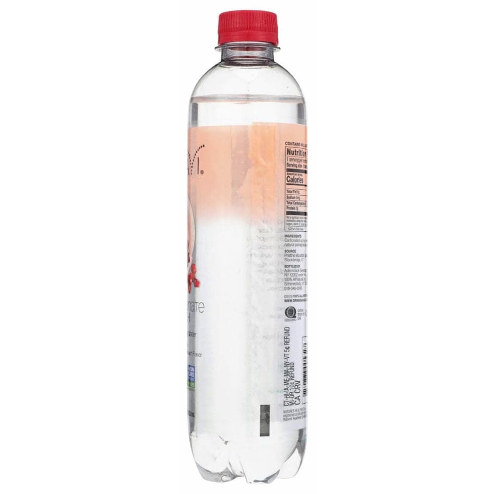 SANAVI Grocery > Beverages > Water > Sparkling Water SANAVI: Pomegranate Peach Sparkling Spring Water, 17 fo