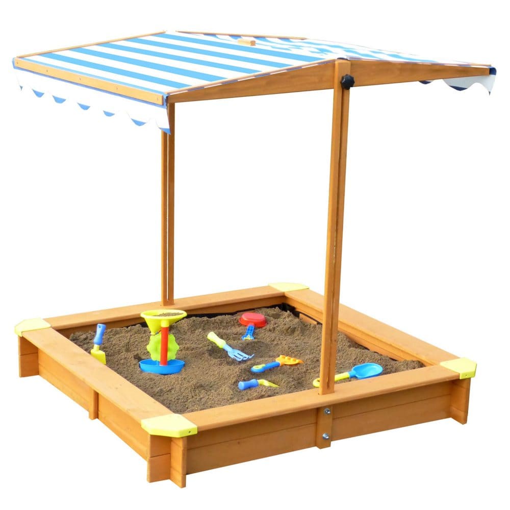 Sandbox With Canopy - Playground Equipment - Sandbox
