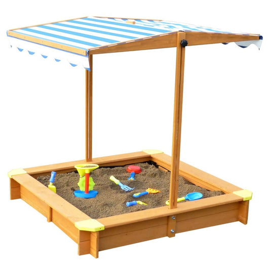 Sandbox With Canopy - Playground Equipment - Sandbox
