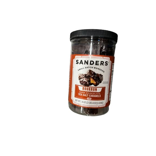 Sanders Bourbon Dark Chocolate Sea Salt Caramels 36 oz. - Sanders