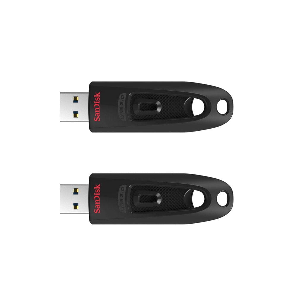 SanDisk 64GB Ultra USB 3.0 Flash Drive 2-Pack - Flash Drives & Memory Cards - SanDisk