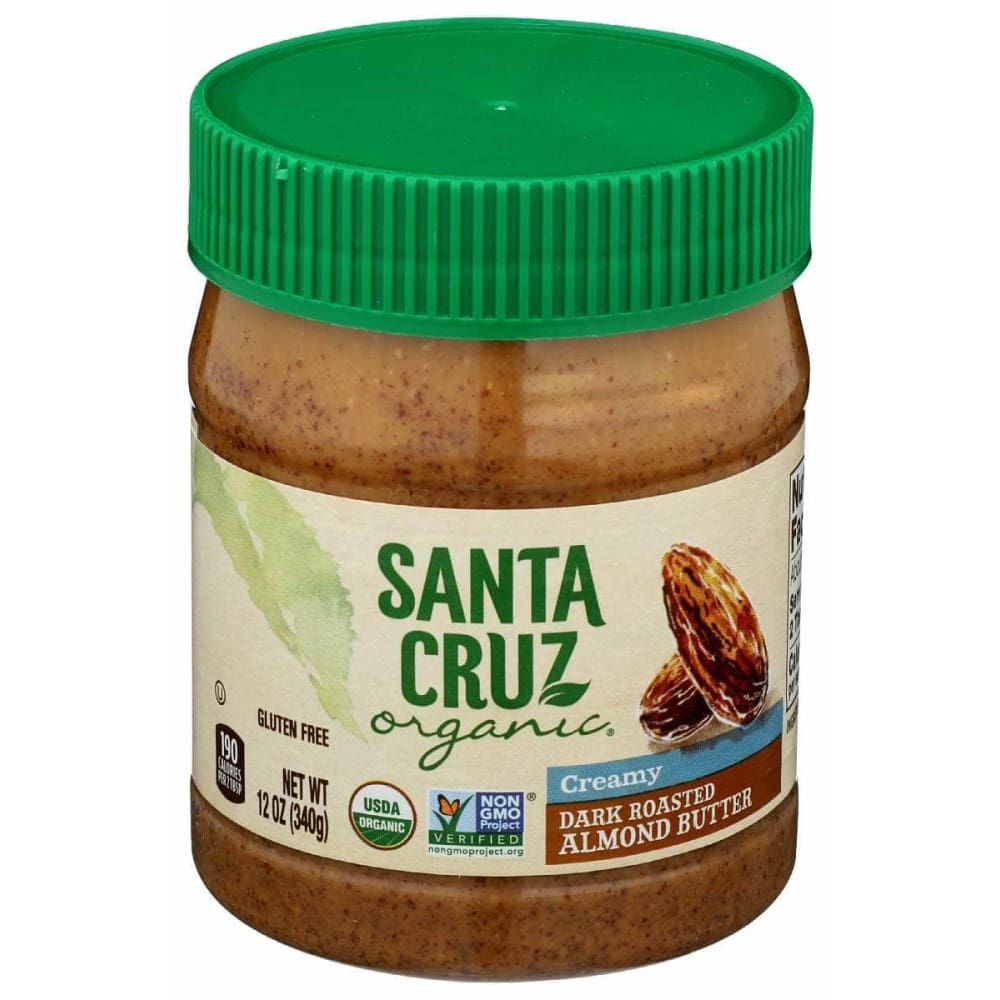 SANTA CRUZ SANTA CRUZ Creamy Dark Roasted Almond Butter, 12 oz