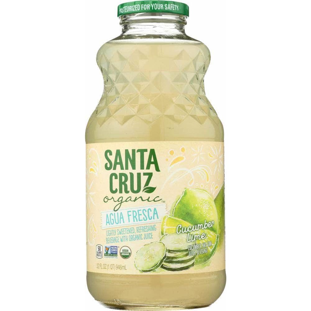 SANTA CRUZ ORGANIC Santa Cruz Organic Agua Fresca Cucumber Lime, 32 Oz