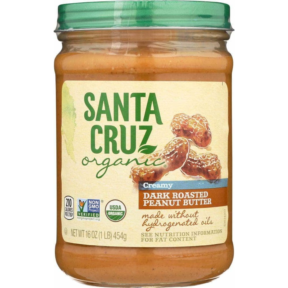 Santa Cruz Organic Santa Cruz Organic Dark Roasted Creamy Peanut Butter, 16 oz